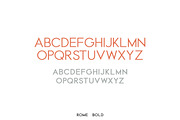 Rome | A Stunning Sans Serif, a Sans Serif Font by Jen Wagner Co (Thumbnail 7 of 8)