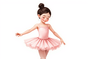 Ballerina Clipart Bundle, a Person Illustration by PLUM&FIGS (Thumbnail 3 of 13)