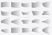 25 Speed Lines Photoshop Brushes, a Brush Add-On by SimplDesign (Thumbnail 2 of 3)