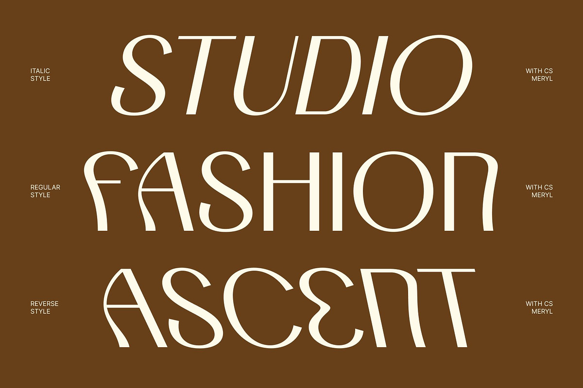 CS Meryl – Stylish Font, a Sans Serif Font by Craft Supply Co. (Photo 2 of 8)