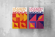 Modern Poster Mockup Set, a Print Template by Deeplab (Thumbnail 21 of 25)