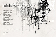 Cyber Sigilism Decorative Elements, an Object Graphic by Inartflow (Thumbnail 2 of 18)