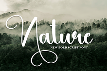 Nature | Script Font