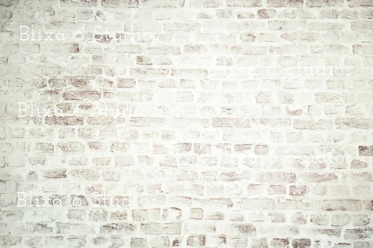 Whitewashed Brick Wall Backgrounds preview 3