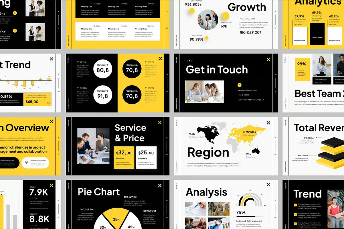 Pitch Deck Keynote Templates, a Presentation Template by Fit-tee (Photo 2 of 2)