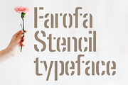 Farofa - stencil typeface, a Font by Minhocossauro Emporium (Thumbnail 1 of 6)