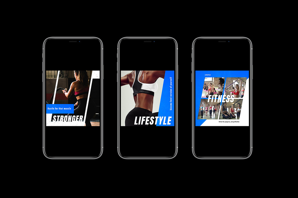 FITNESS - Social media pack, a Social Media Template by Stories Collective (Photo 10 of 12)