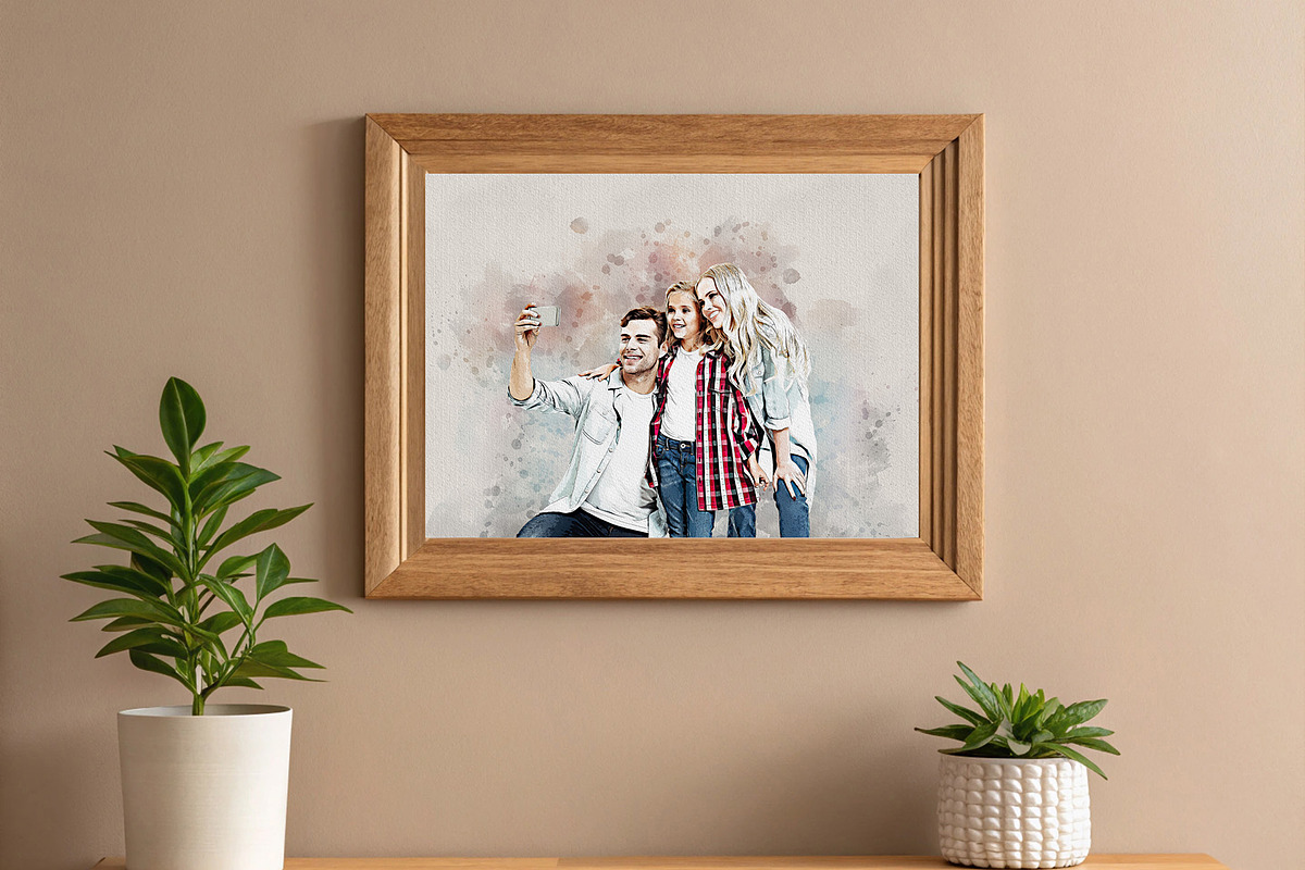 Costume Family Watercolor Art, an Action Add-On by MRI STUDIO (Photo 9 of 27)