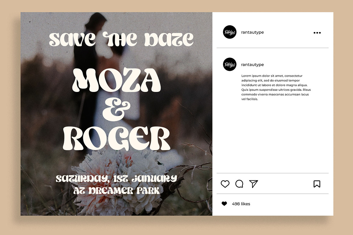 Salish Lodge Display Typeface, a Serif Font by RantautypeStudio (Photo 13 of 15)