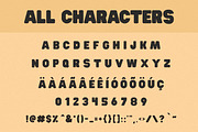 Hit and Run - Fun Sans Serif Font, a Sans Serif Font by CorgiAstronaut (Thumbnail 6 of 6)