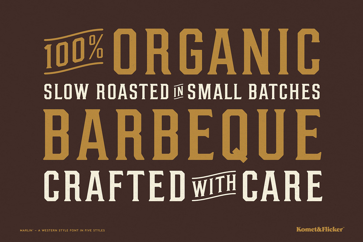MARLIN - A Western Style Font, a Serif Font by Komet & Flicker (Photo 12 of 15)