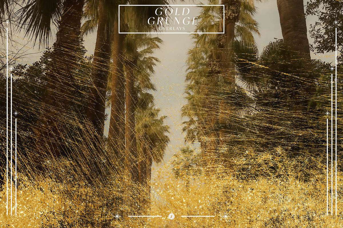 Gold Grunge Overlays, a Texture Graphic by Freezerondigital (Photo 7 of 11)