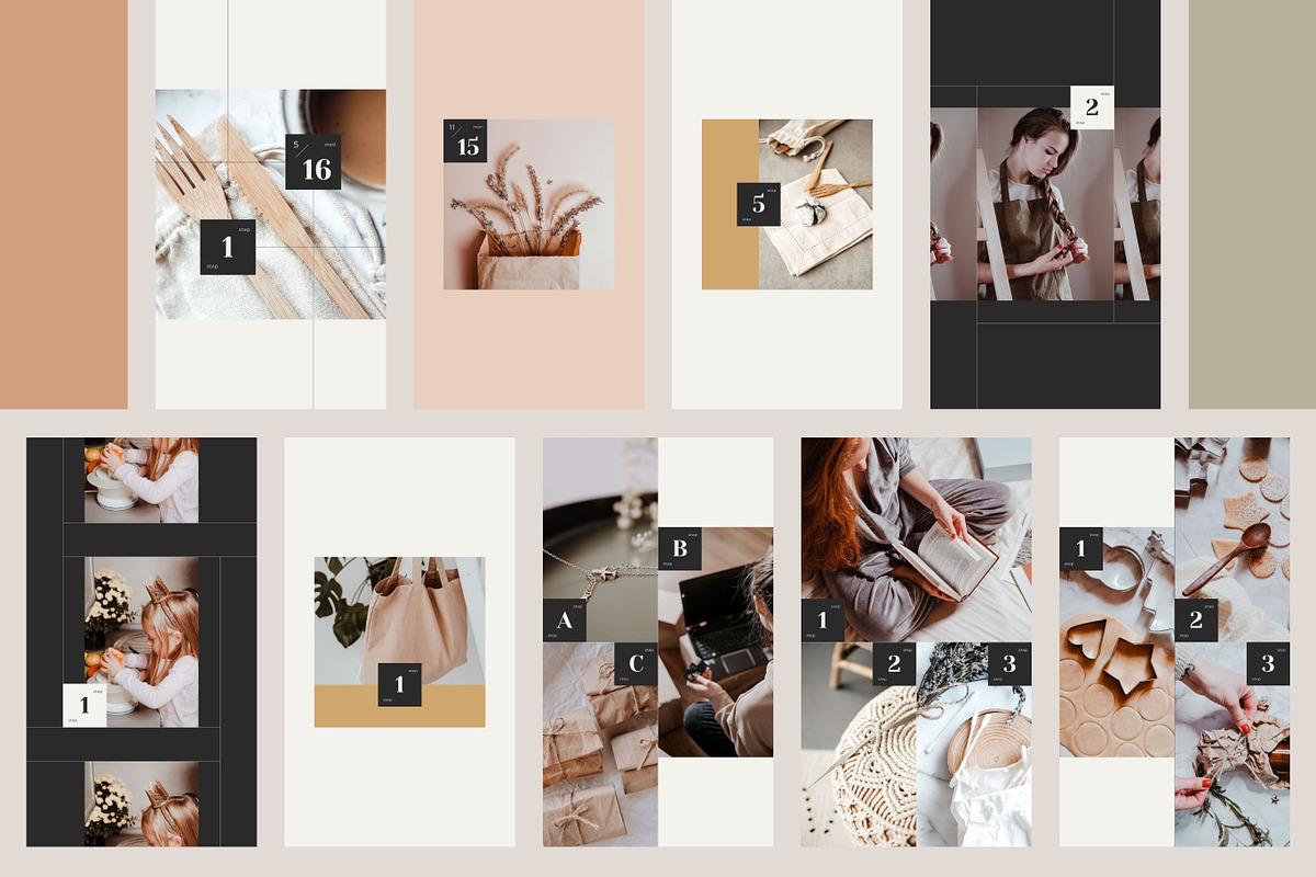 Instagram Calendar Story Templates, a Social Media Template by Keikoya (Photo 5 of 16)