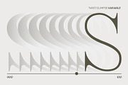 Twist Glimpse, a Font by din-studio.com (Thumbnail 6 of 16)