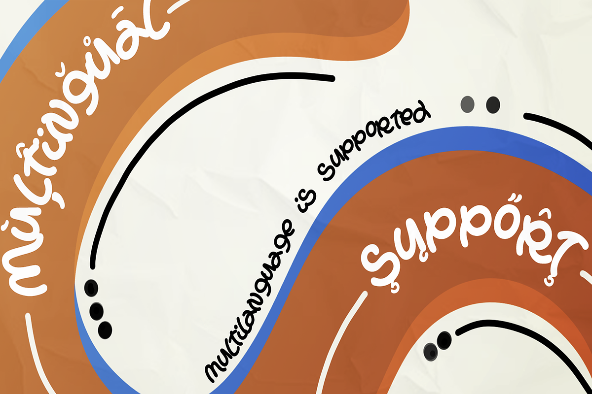 Pastageti-Script Ligature Font, a Handwritten Font by Lurinzu Studios (Photo 6 of 10)