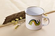 Cute cartoon caterpillars set, an Animal Illustration by PaperTrident (Thumbnail 3 of 4)