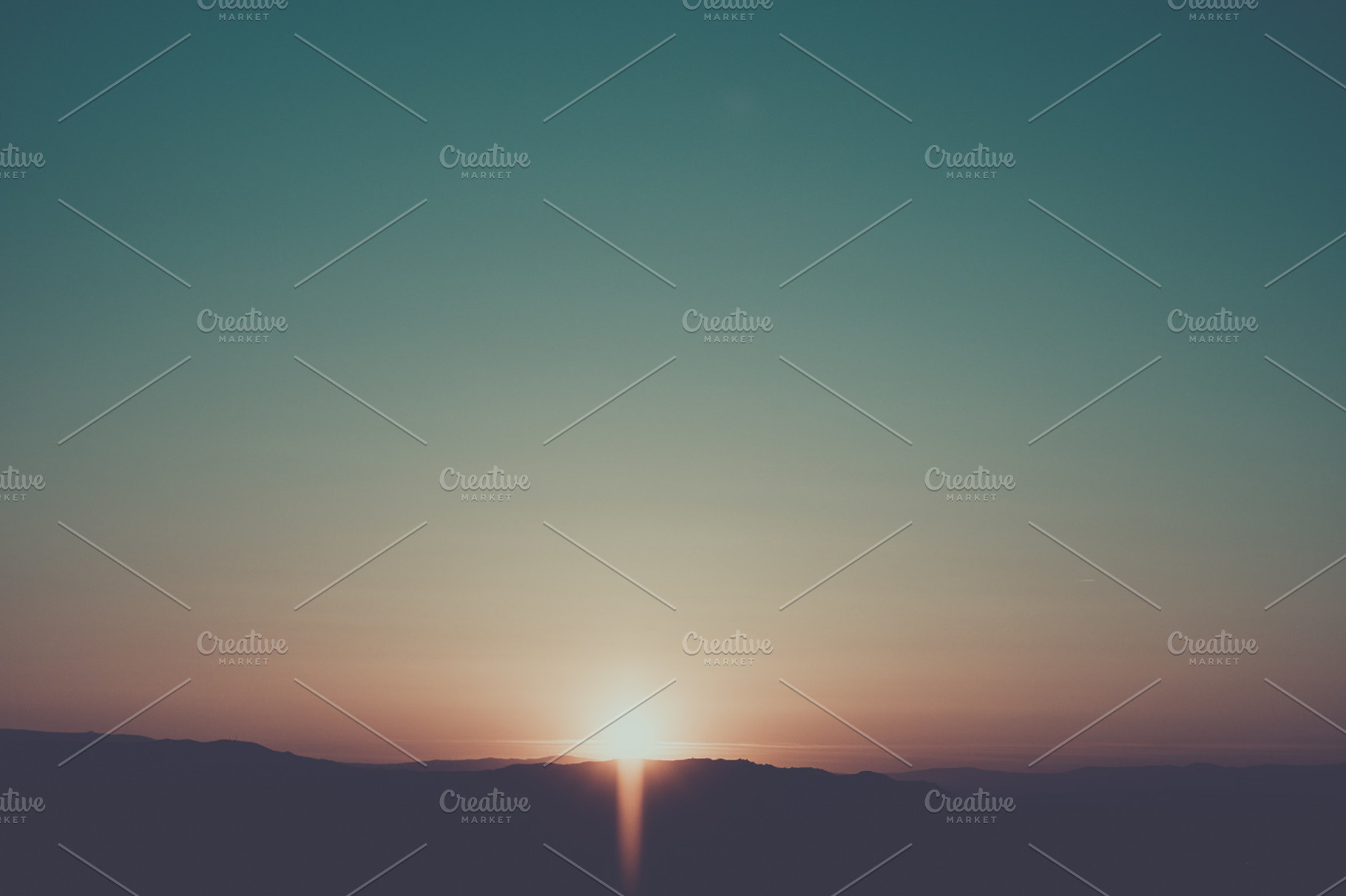 Sunset stock photo containing afterglow and atmosphere, a Nature Photo by ApertureVintage