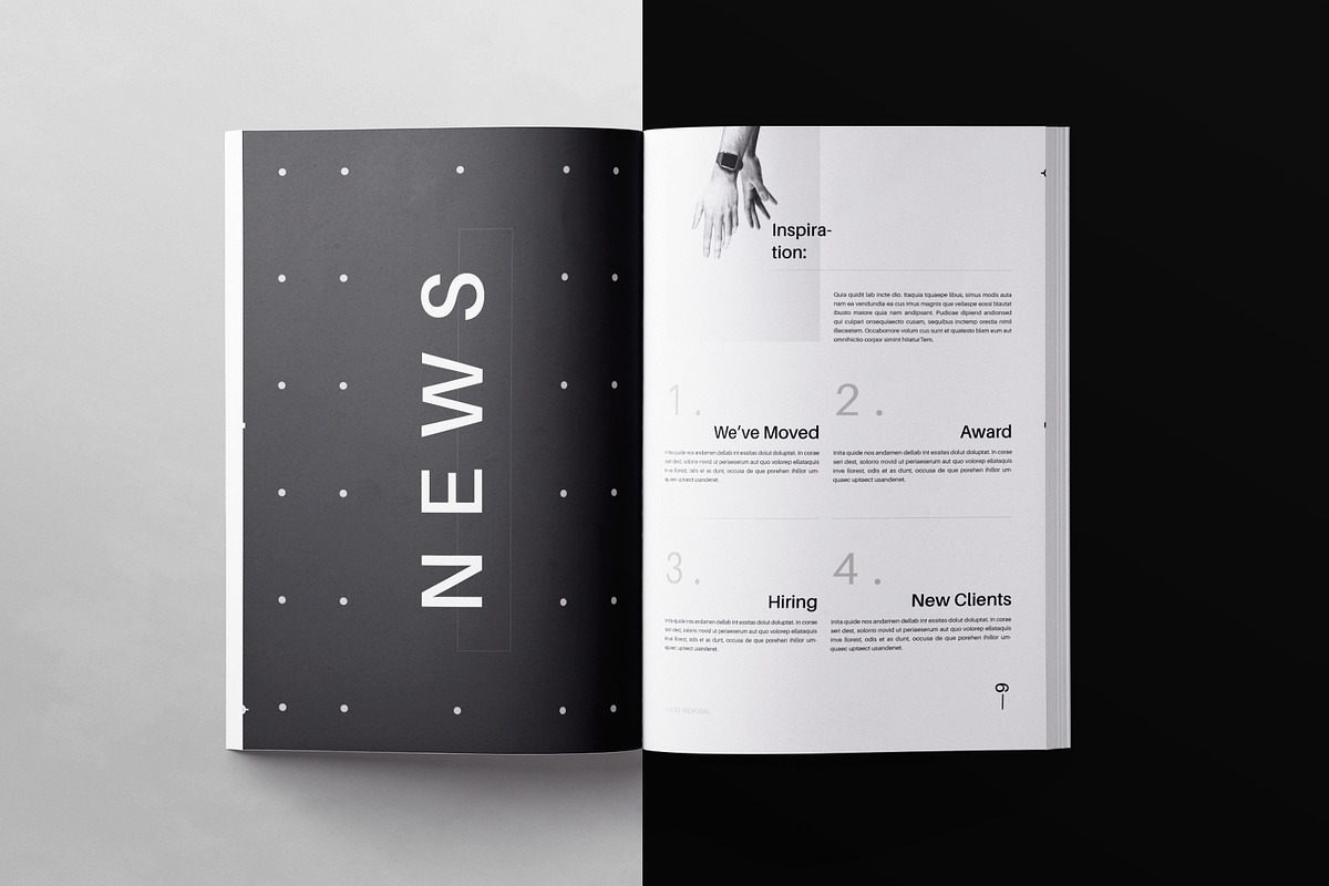 Minimalism Proposal Design Template, a Brochure Template by ArtisanaAura (Photo 5 of 15)