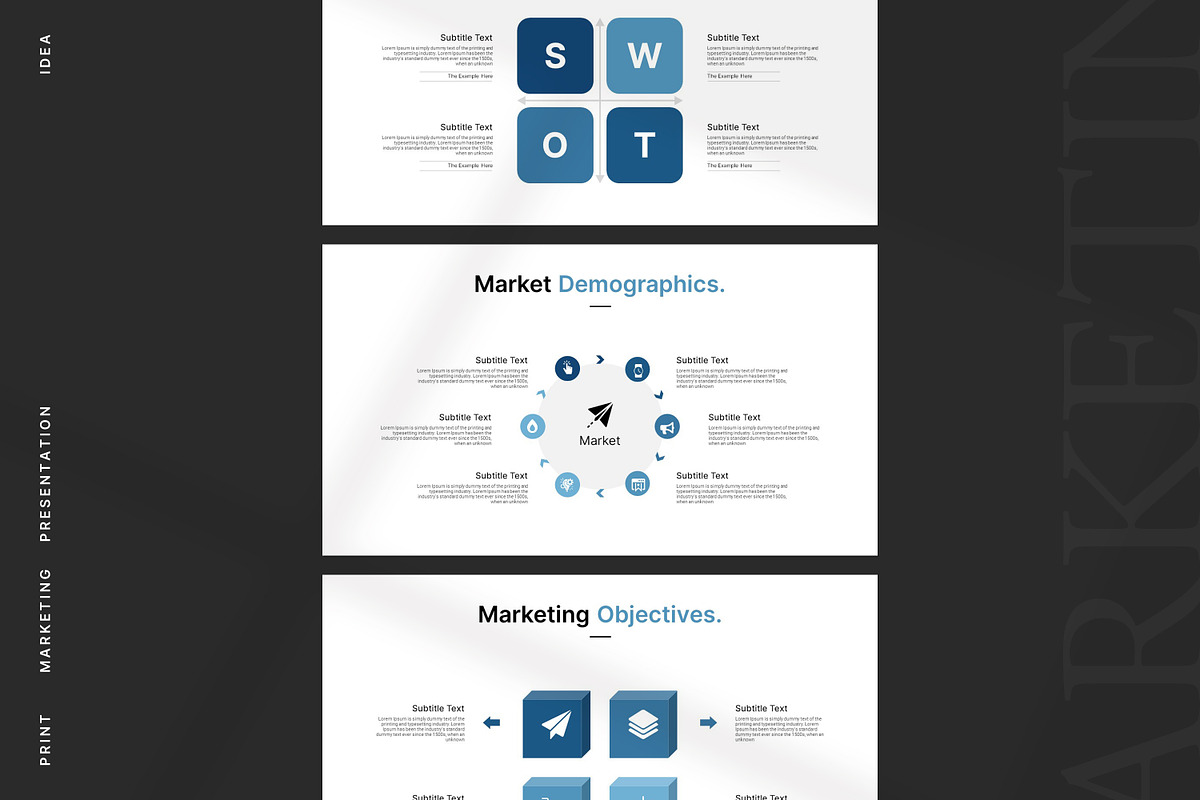 Marketing Plan Presentation Template, a Presentation Template by PrintIdea (Photo 6 of 11)