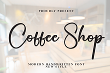 Coffee Shop | Script Font