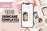Skincare Instagram Template, a Social Media Template by EliteMatidi (Thumbnail 1 of 8)