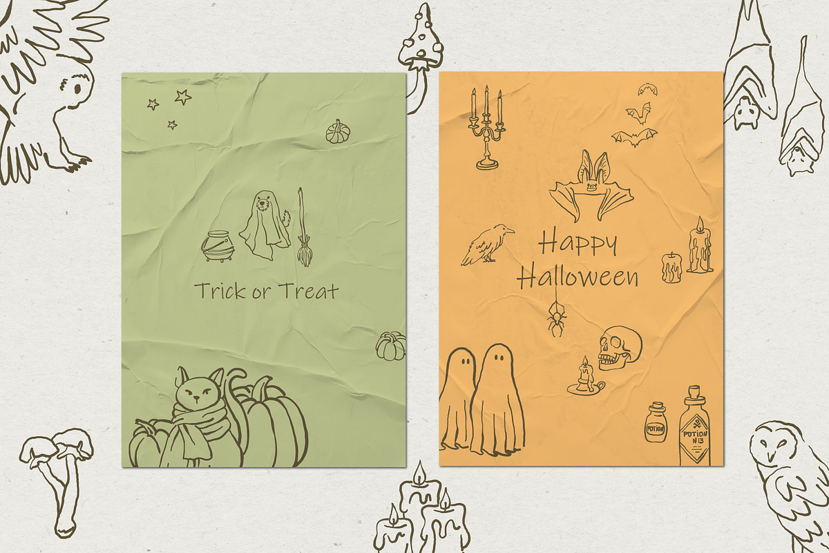 Autumn Hand Drawn Illustrations, an Illustration by Anastasiya Klempach (Photo 12 of 13)