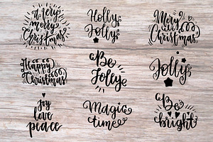 9 Lettering Christmas quote