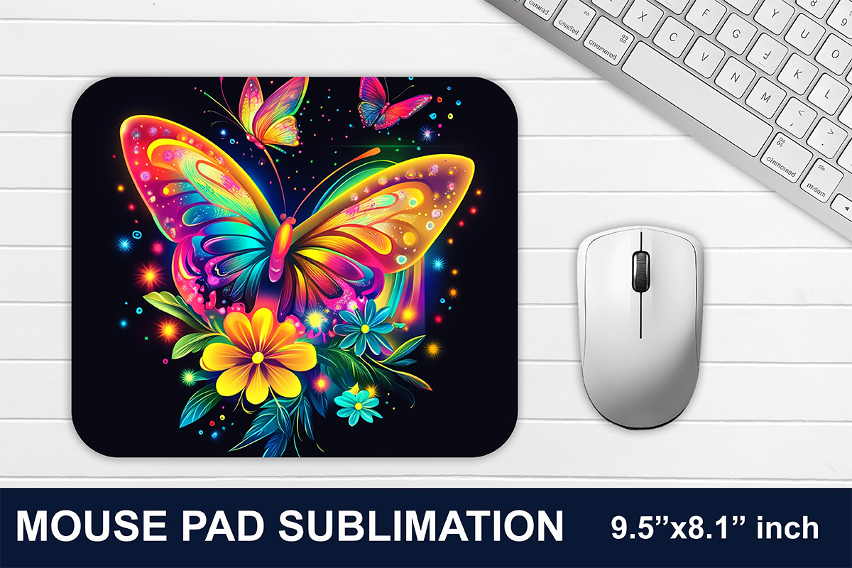 Butterfly Mouse Pad Bundle, a Graphic by crative8112 (Photo 6 of 9)