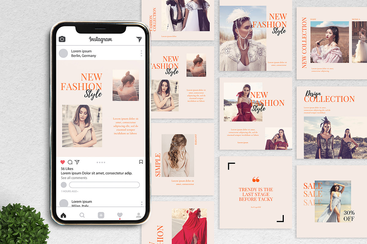 Canva Instagram Template Natali, a Social Media Template by Lythcreative (Photo 5 of 6)