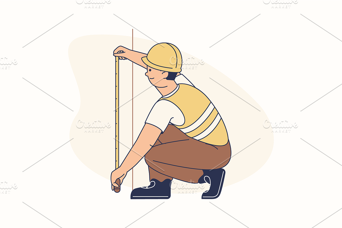 Construction Worker Illustration, an Object Graphic by Jump Studio (Photo 10 of 12)