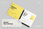 Square Flyer Mockup, an Advertising Mockup by Toasin Studio (Thumbnail 1 of 7)