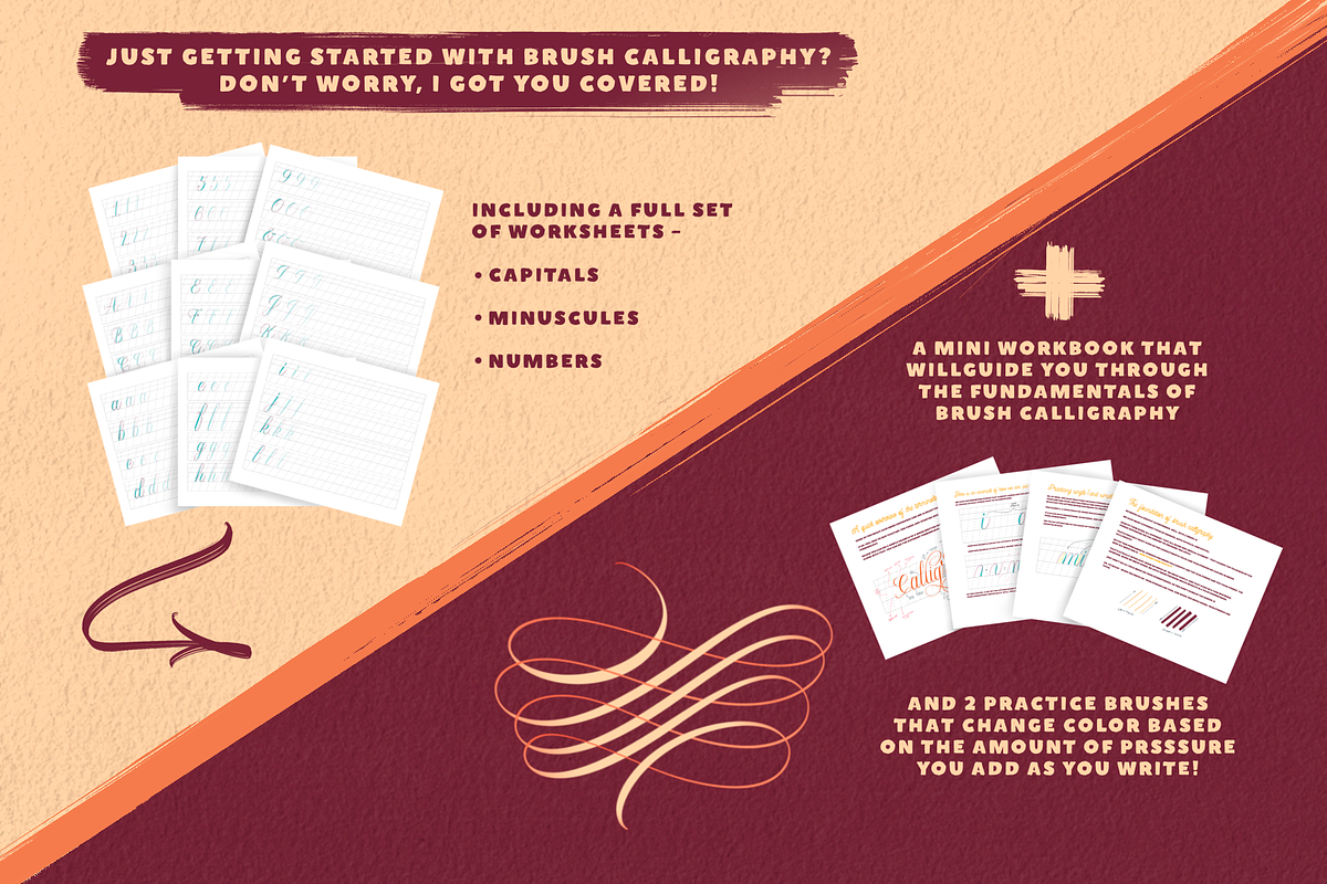 CalligraFUN Brushes For Procreate, a Brush Add-On by Lettering Daily (Photo 10 of 19)