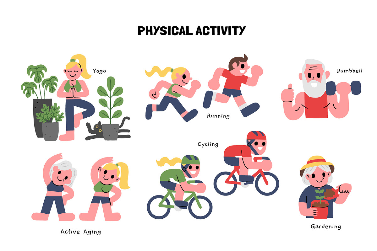 Longevity Lifestyle, a Healthcare Illustration by monkik (Photo 4 of 6)