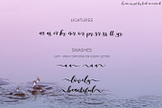 Dream Script with Swashes, a Script Font by Beck McCormick (Thumbnail 10 of 11)