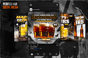 Happy Hours Post & Flyer Templates, a Templates & Theme by OnurDemircan (Thumbnail 3 of 5)
