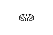 Minimalist Brain with Love Logo, a Branding & Logo Template by Luxury Logos (Thumbnail 3 of 4)