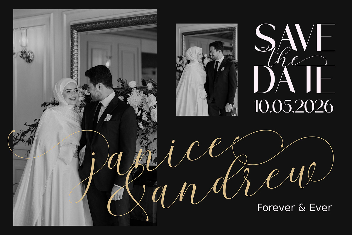 Editorial Adorn, a Script Font by Suza Studio (Photo 2 of 14)