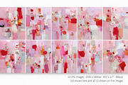 Cherry Pink Abstracts, a Decorative Illustration by rileyBgraphics (Thumbnail 2 of 6)