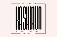 Kashirun - Minimalist Sans Serif