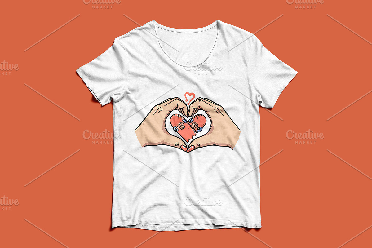 people love skateboarding, a Person Illustration by gunaonedesign (Photo 3 of 4)