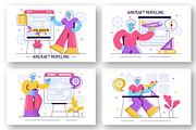 10 Aircraft Modelling Illustration, a Person Illustration by denayunebgt (Thumbnail 3 of 4)