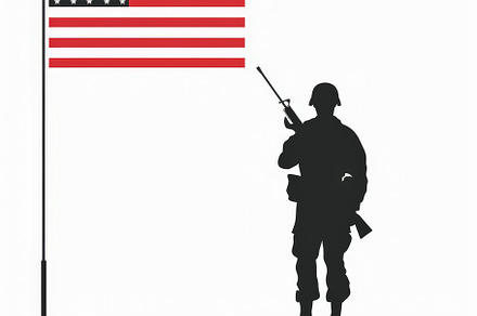 Memorial Day concept for American Fl, a Background Photo by Pixeness