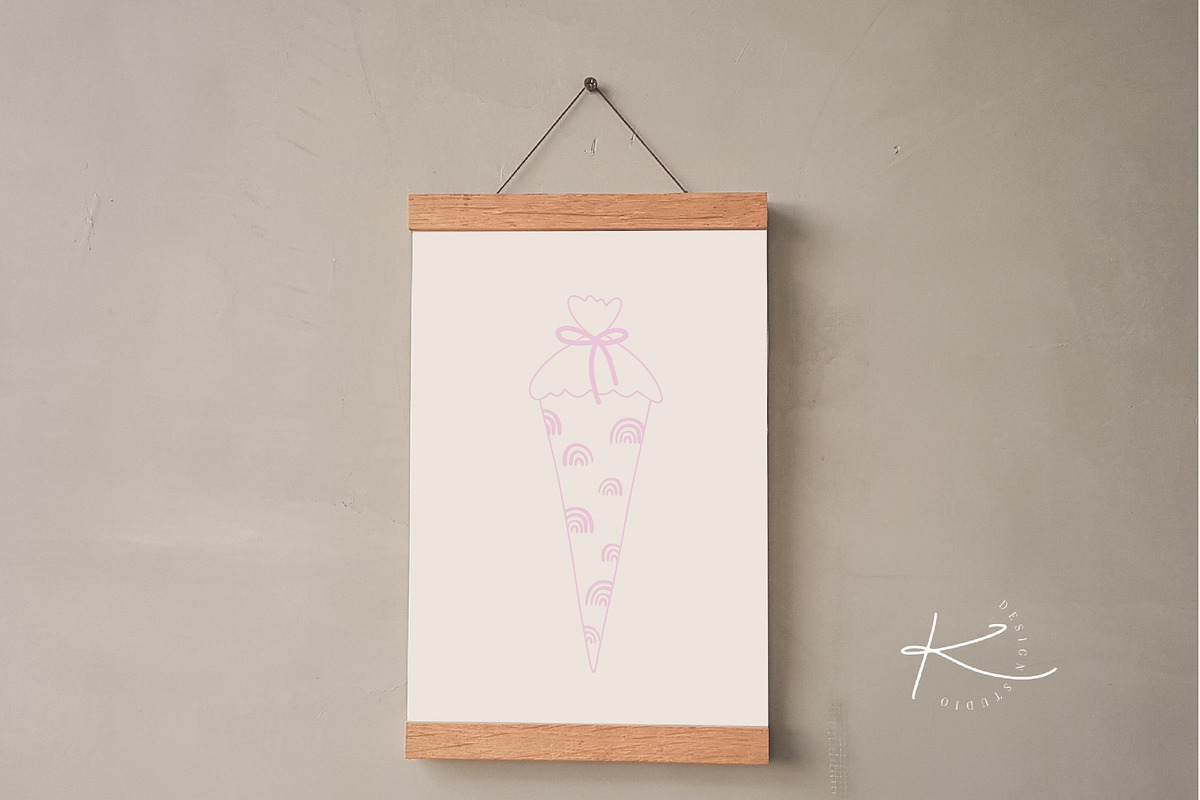 SCHOOL CONE / vector + png, an Education Illustration by KruthDesign (Photo 5 of 8)
