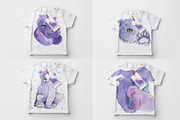 Watercolor Bears Clipart, an Animal Illustration by Novikova Lida (Thumbnail 3 of 4)
