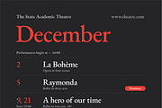Theater Event Schedule Poster #2, a Flyer Template by Danil Polshin (Thumbnail 7 of 10)