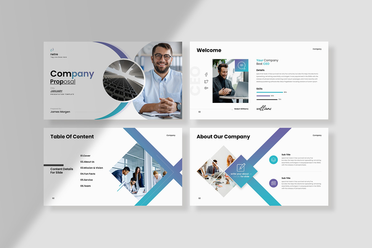 Company Proposal Templae, a Presentation Template by slidestock55 (Photo 5 of 10)