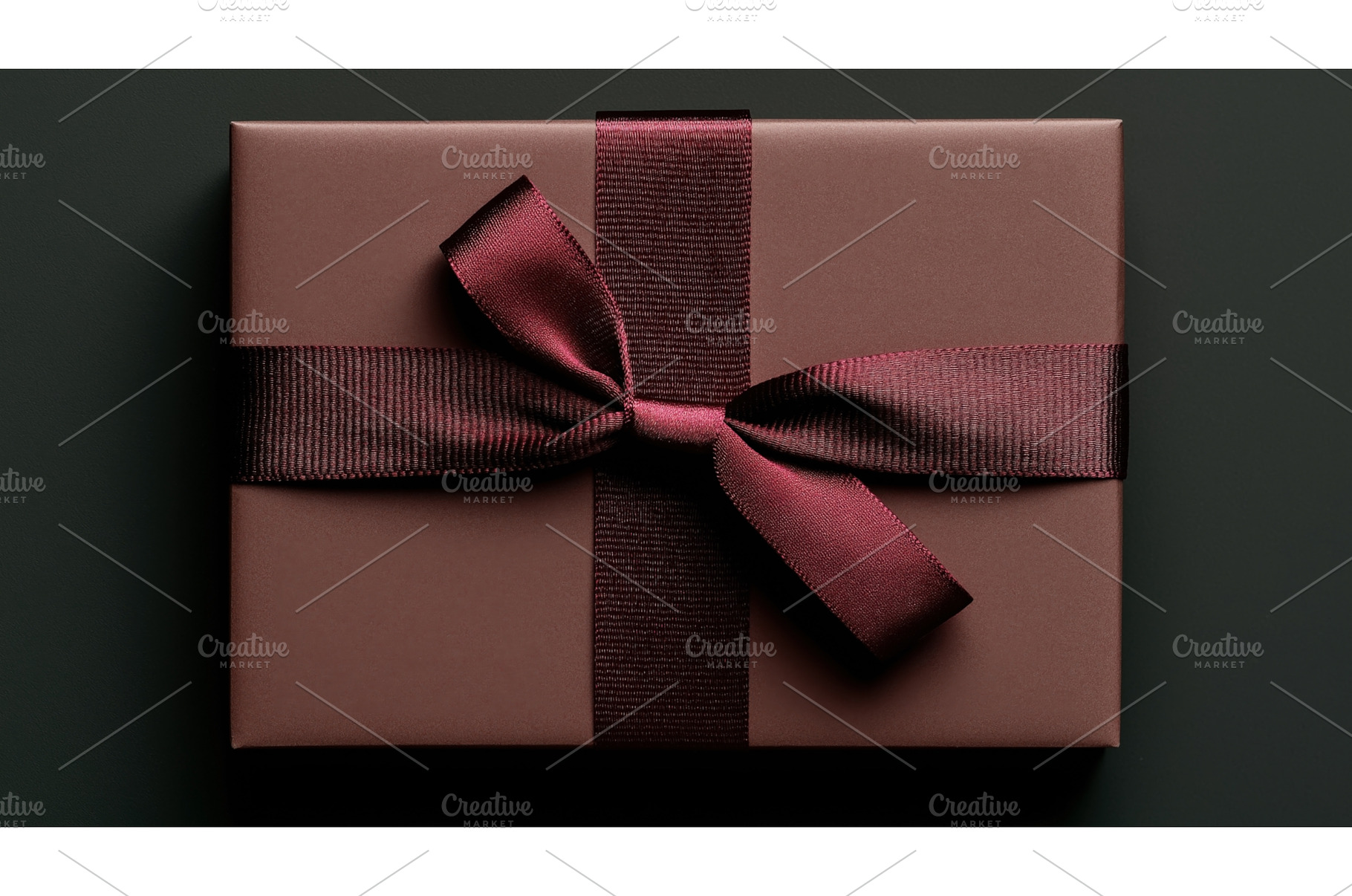 Elegant wrapped gift box with a, a Food & Drink Photo by Sergey Kotenev