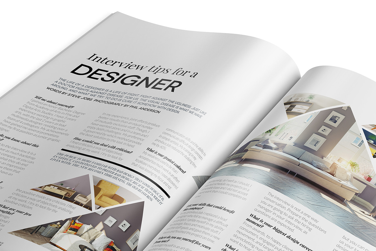 Magazine Template InDesign 10, a Magazine Template by Love Graphic Design (Photo 5 of 28)
