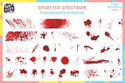Procreate Blood Brushes, a Brush Add-On by Cozy Brushery (Thumbnail 2 of 7)