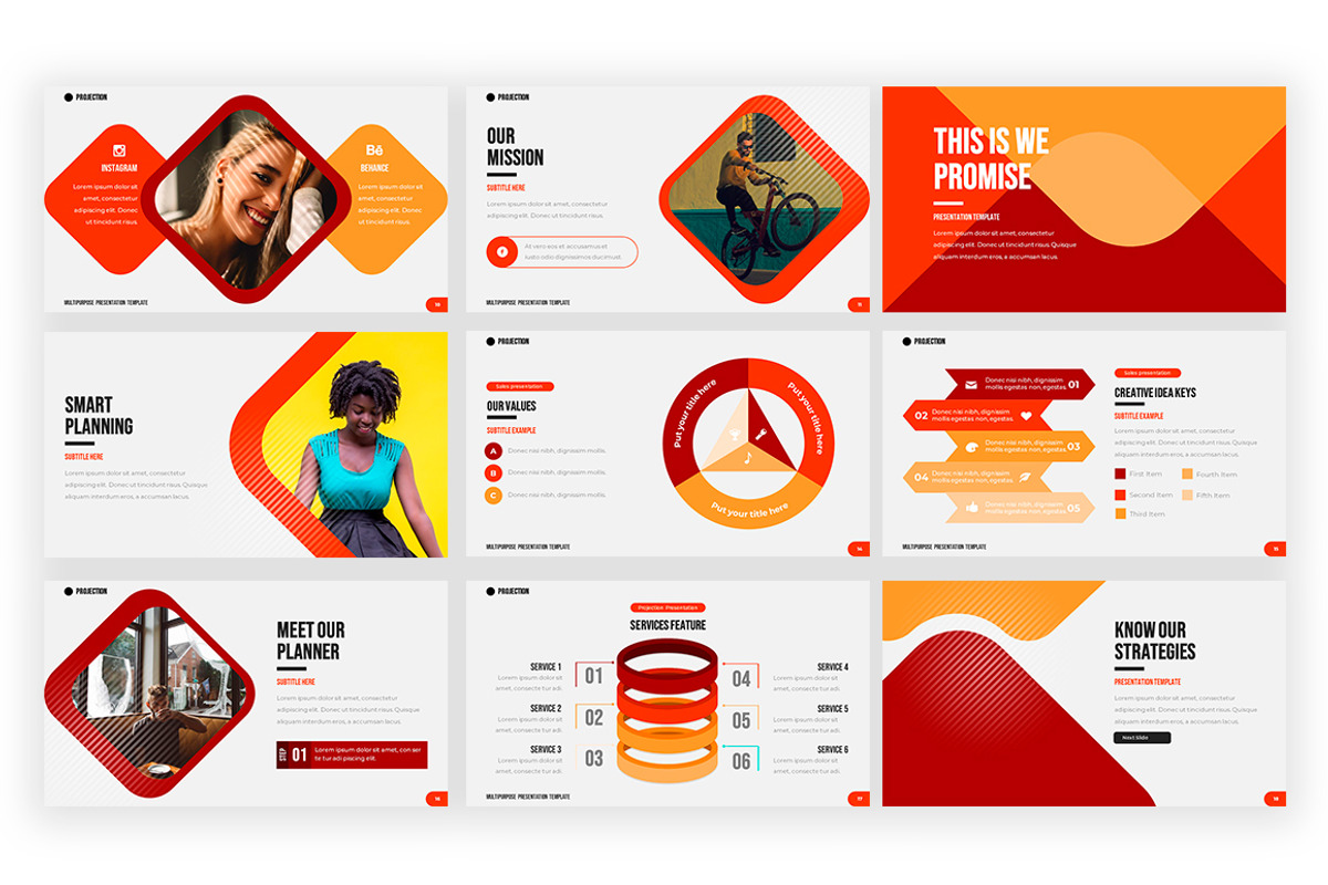 Projection | Powerpoint Template, a Presentation Template by Zacomic ...